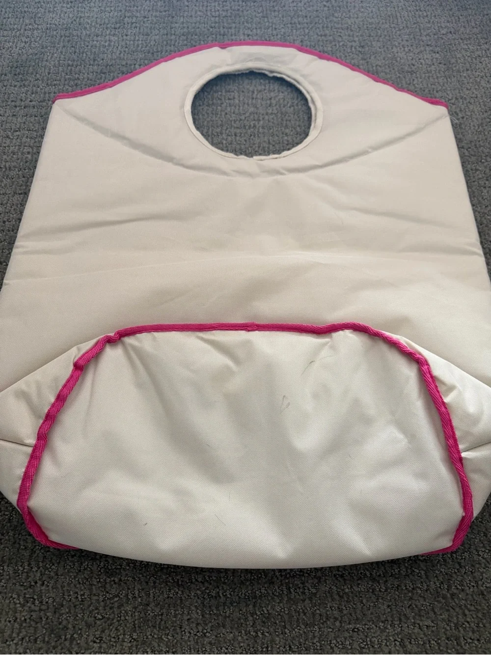 3 Sprouts laundry Deer Print Storage Tote - Pink Trim